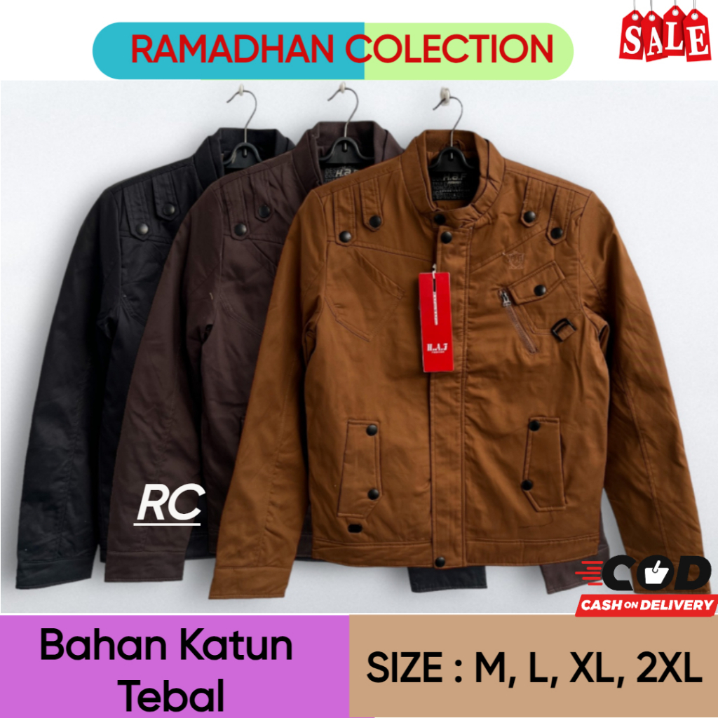 Jaket Katun Fashion Import / Jaket Import Pria Katun
