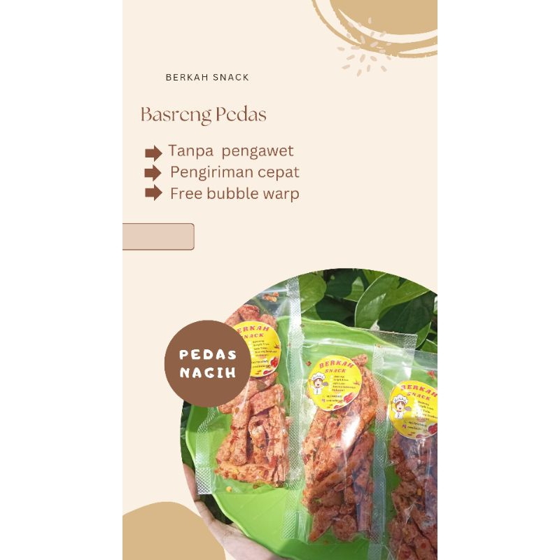 

BASRENG VIRAL PEDAS DAUN JERUK 500 gr