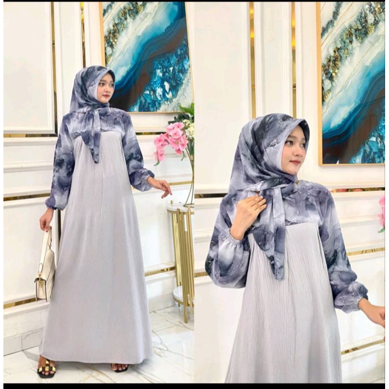 Ellena set Hijab motife new
