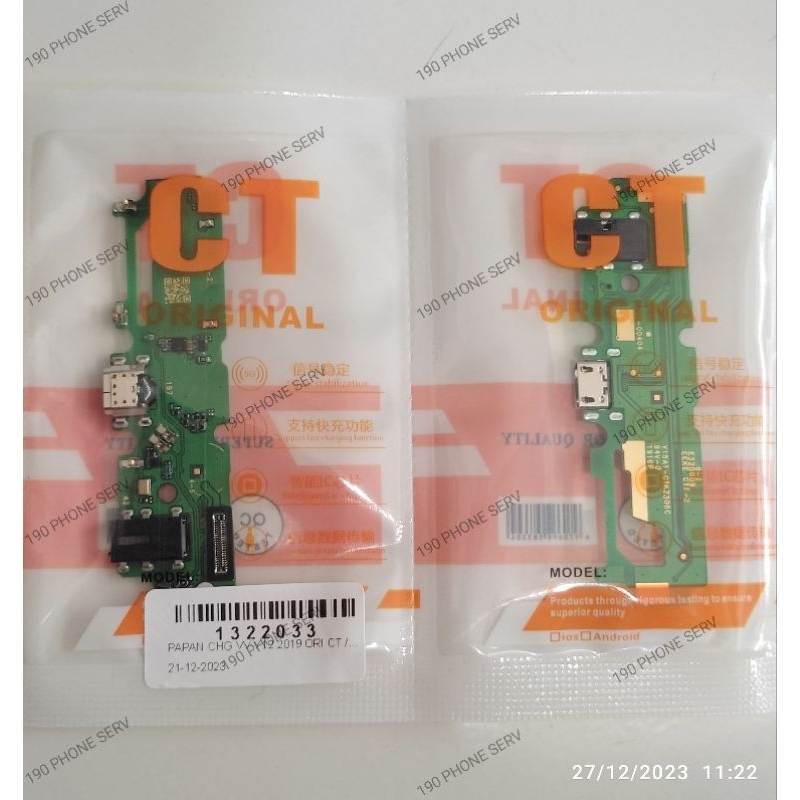 PAPAN CHARGER VIVO Y12 Y15 BOARD CAS VIVO Y12 ORIGINAL
