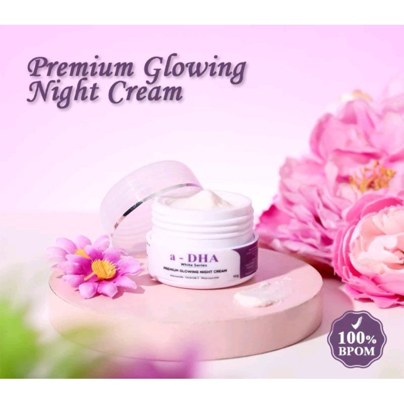 Cream malam Premium Glowing a-Dha