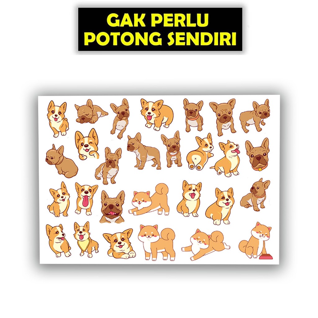 Stiker Aesthetic, Stiker Lucu, Sticker Aesthetic, Sticker Lucu, Stiker Anjing, Sticker Pack