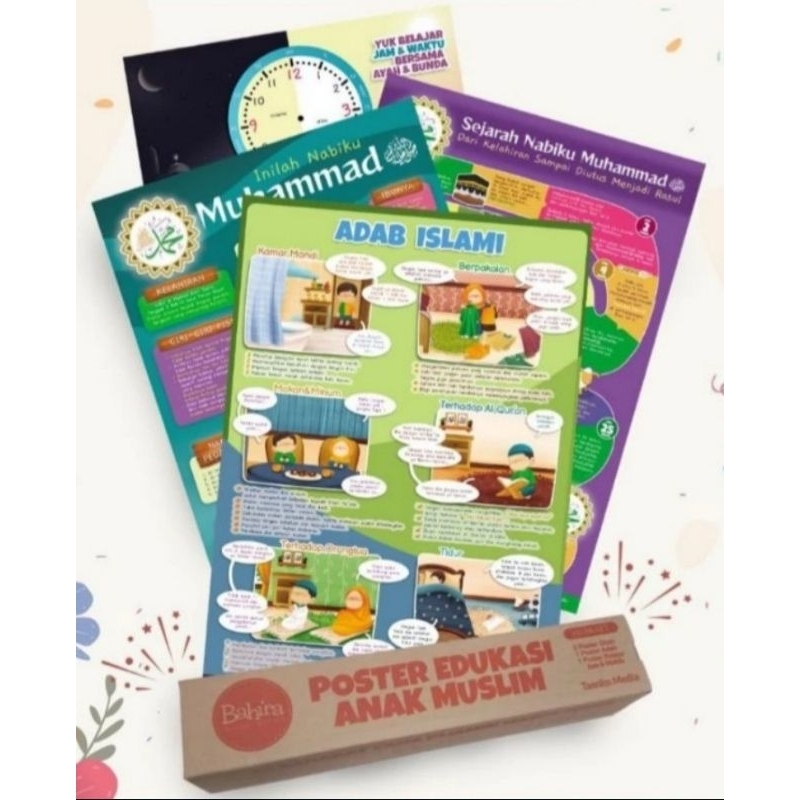 POSTER EDUKASI ANAK MUSLIM - BAHIRA