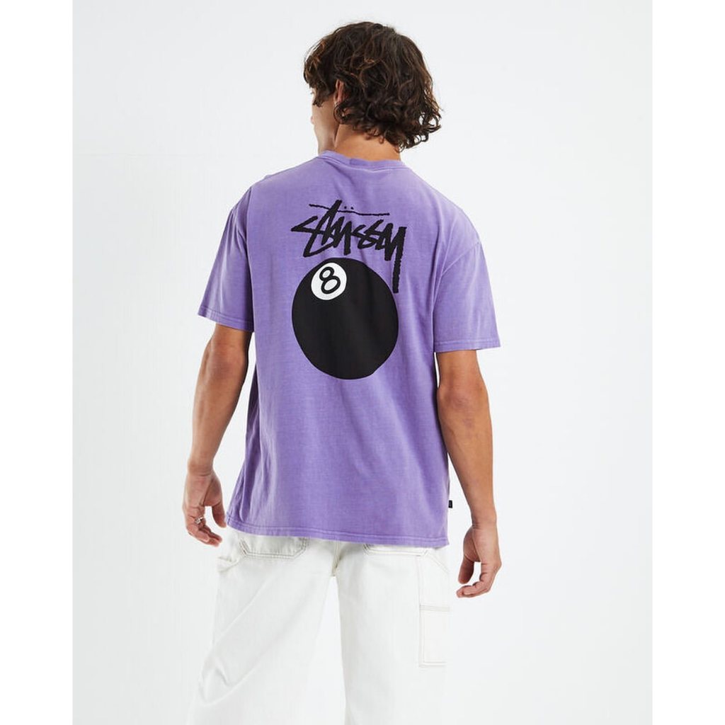 Stussy 8 Ball Purple Lilac Tshirt - ORI
