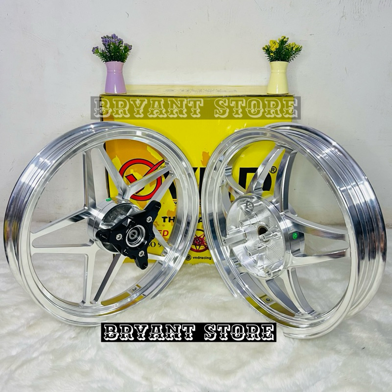 VELG VND RACING V SPEED GEN 1 185×14 &amp; 215×14 NMAX OLD NEW V1 VSPEED N-MAX LAMA BARU 185 215 1.85 2.15 14