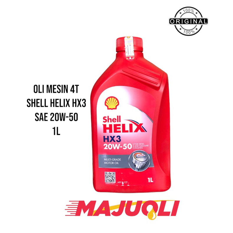 Oli mesin Shell Helix HX3 SAE 20W-50