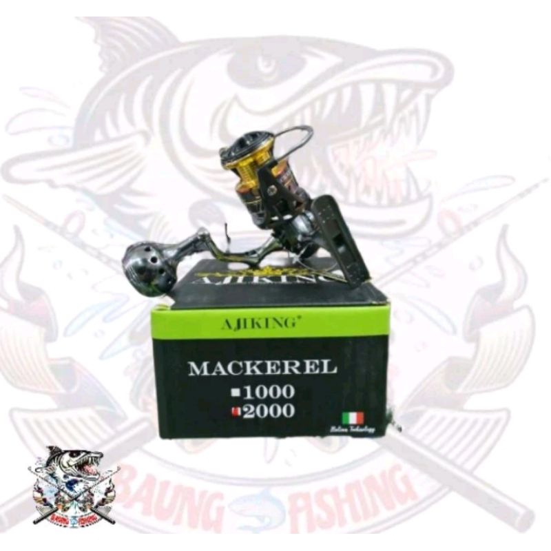 reel pancing spinning ajiking mackerel 1000 2000 4000 5000 6000 power handle