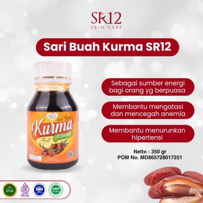 

Sari Buah Kurma / Sari Kurma SR12 / Penambah Energi / Halal BPOM