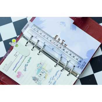 

(COD)Bookmark Pembatas Buku Ruler Loose Leaf A5 - Y-L-A5 -Alazka