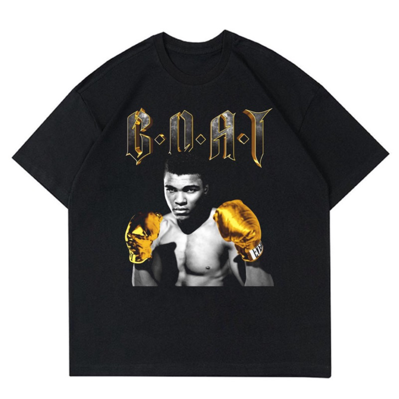 KAOS MUHAMMAD ALI VINTAGE | T-SHIRT BAJU GAMBAR MUHAMMAD ALI | KAOS MUHAMMAD ALI