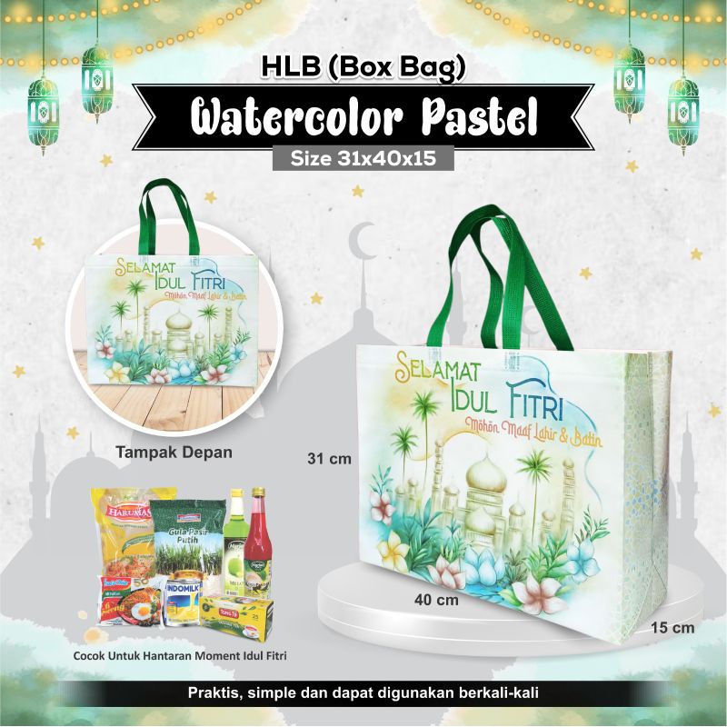 

TAS LAMINASI IDUL FITRI 31X40X15 TAS PARCEL LEBARAN TAS BINGKISAN LEBARAN GOODIEBAG LEBARAN