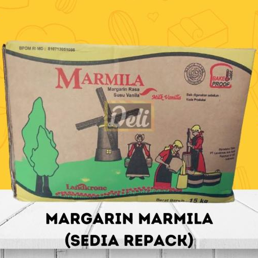 

Ready stock] MARMILA Margarin 500gr Repack/Mentega Marmila Margarin 500gr Vanilla