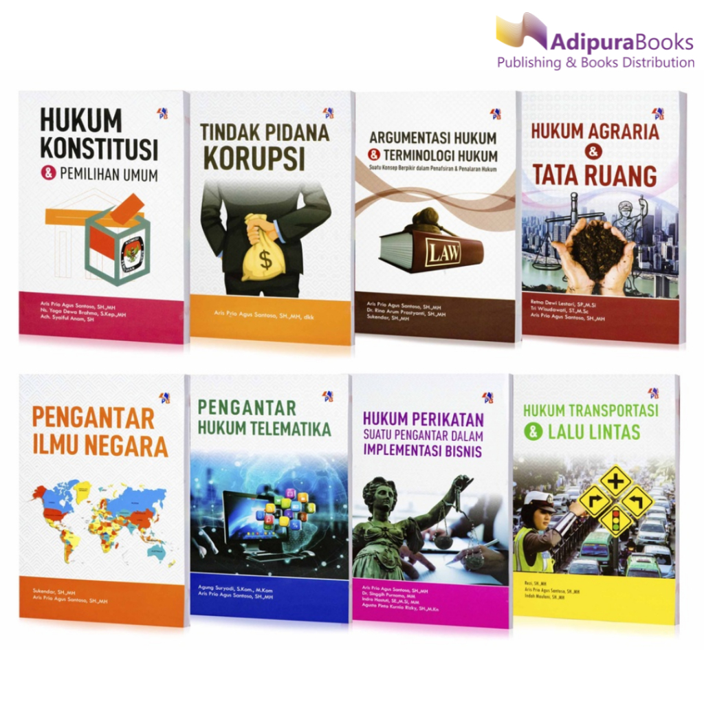 Buku Seri Hukum Konstitusi dan Pemilihan Umum Hukum Telematika Ilmu Negara Transportasi dan Lalu Lin