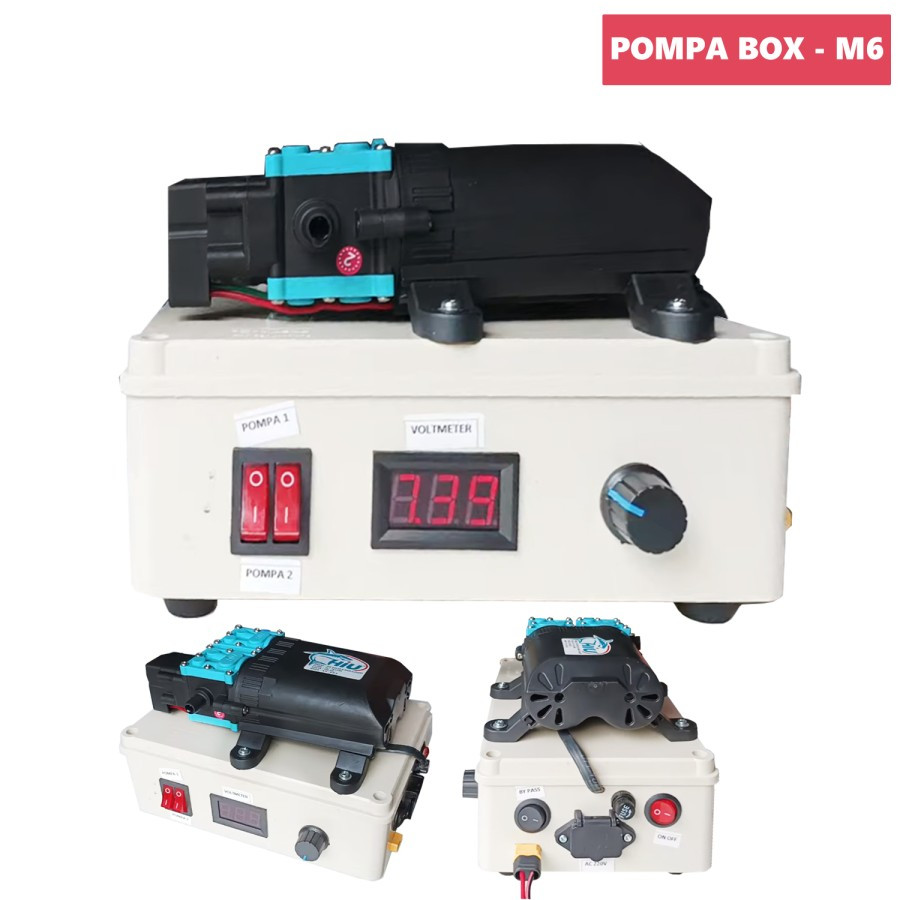 Paket Pompa Box M-Series Hiu Dual pump - Series M6