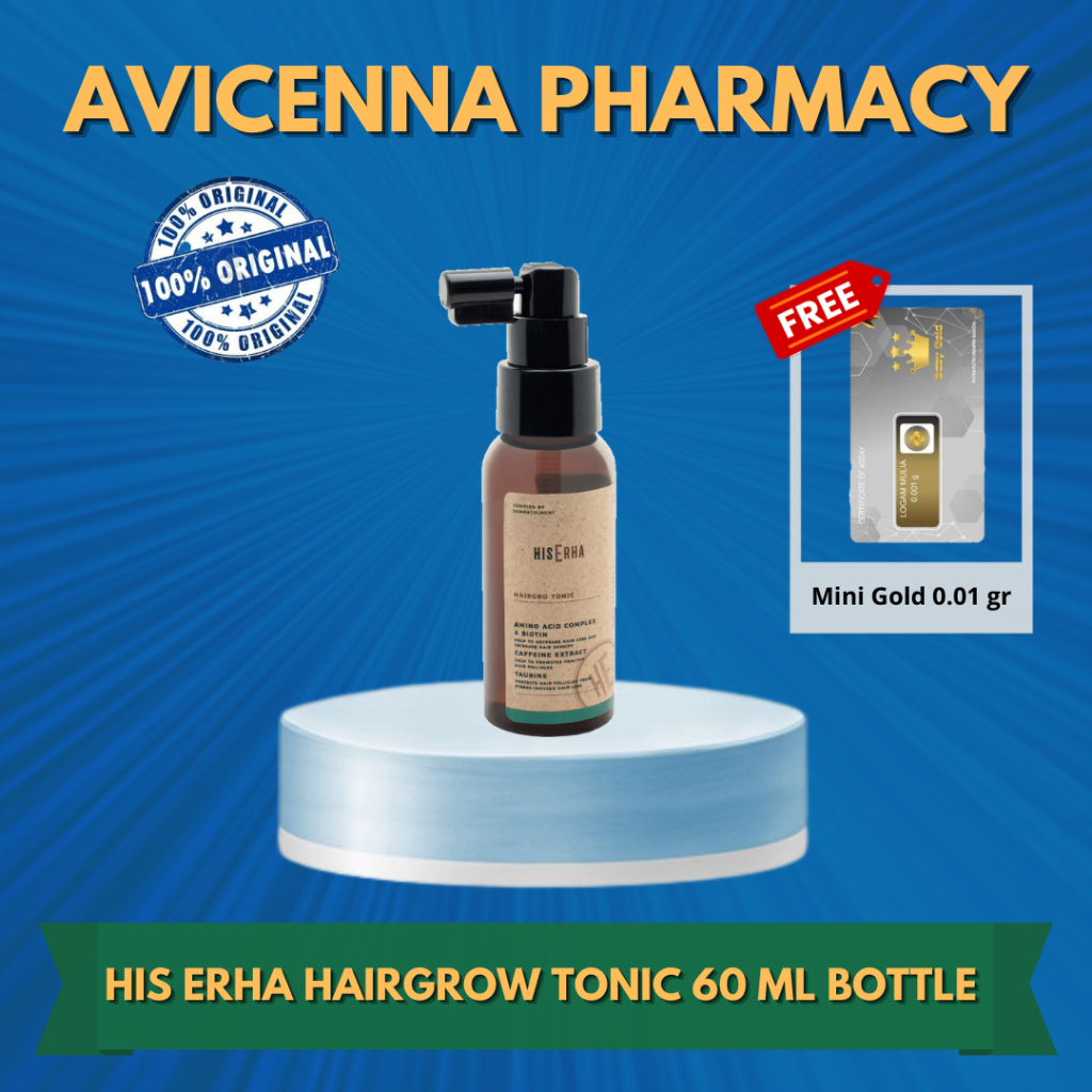 His Erha Hairgro - Tonic Penumbuh Rambut - Hair Tonic Pria