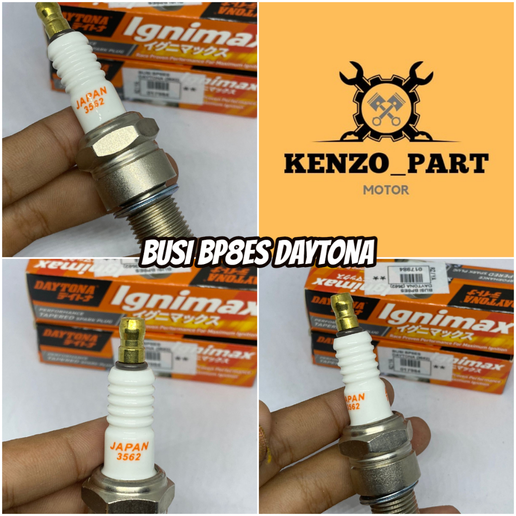 BUSI BP8ES DAYTONA (3562) BUSI MOTOR MERK DAYTONA || BUSI NINJA R NINJA RR SATRIA R 2TAK MERK DAYTON