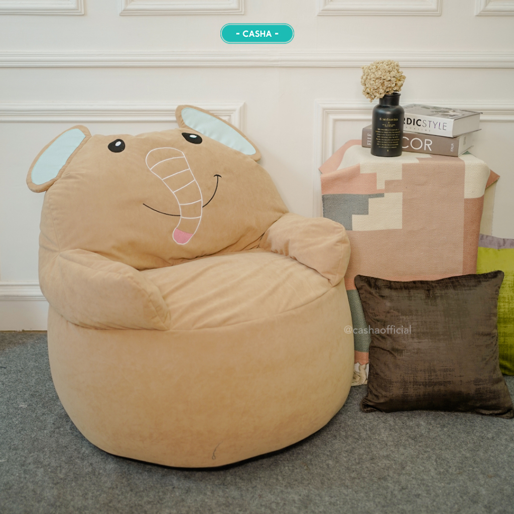 Casha-Sofa Anak-Dumbo Bean Bag-Bean Bag Anak