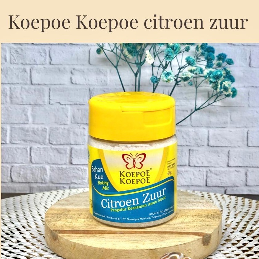 

Koepoe koepoe Citroen zuur 65 gr