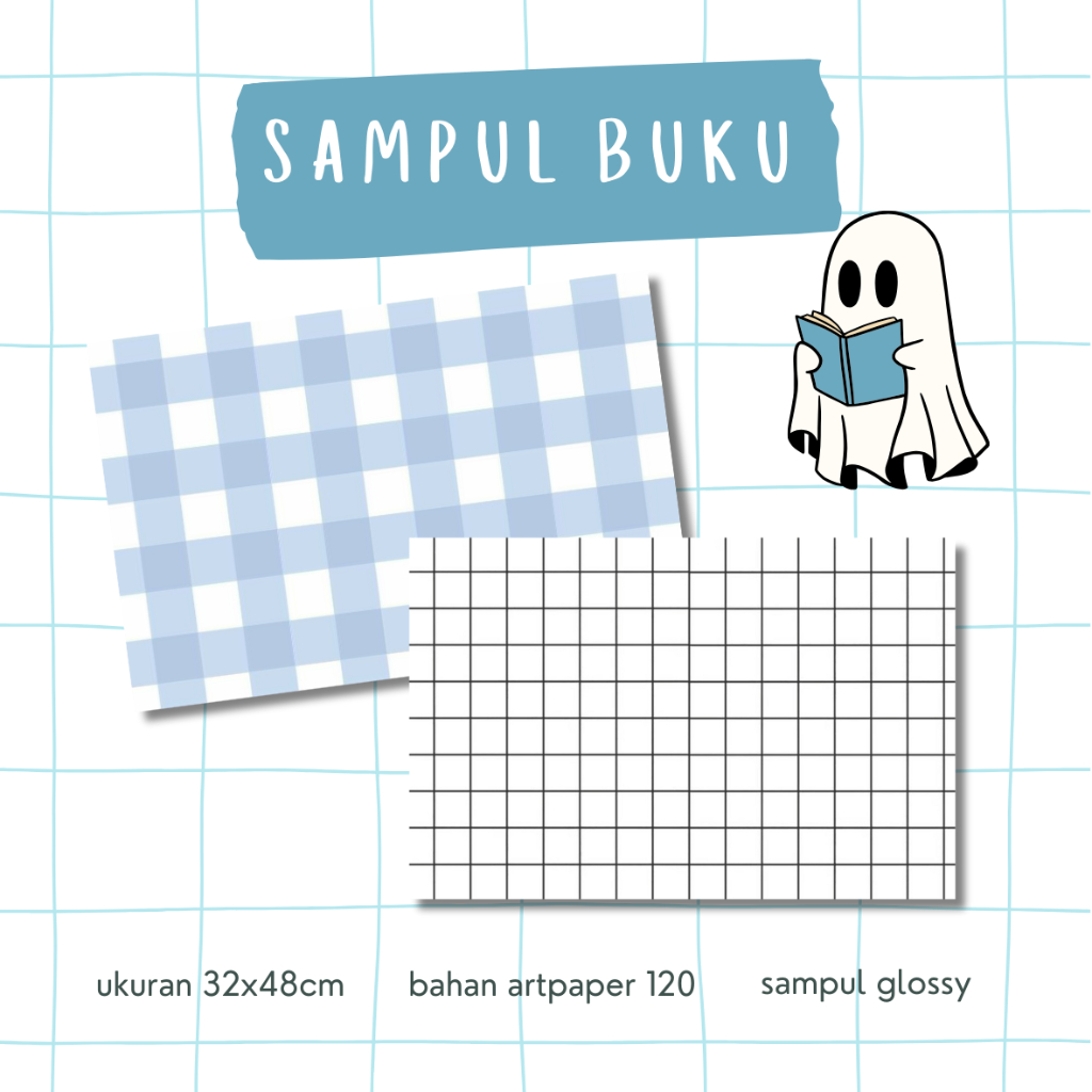 

[AP 120g] Sampul Buku Kotak - Kertas Sampul Buku Motif - Kertas Kado Wrap Paper - Sampul Buku Aesthetic