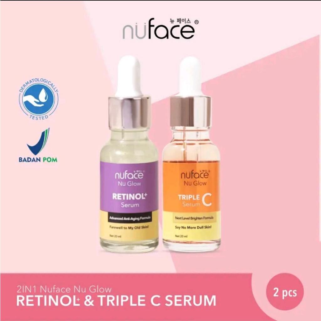 -KAIYO-  Nuface ageles glow fit/Nuface retinol serum/Nuface triple C serum