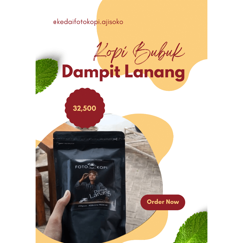 

Kopi Bubuk Dampit Lanang 200g