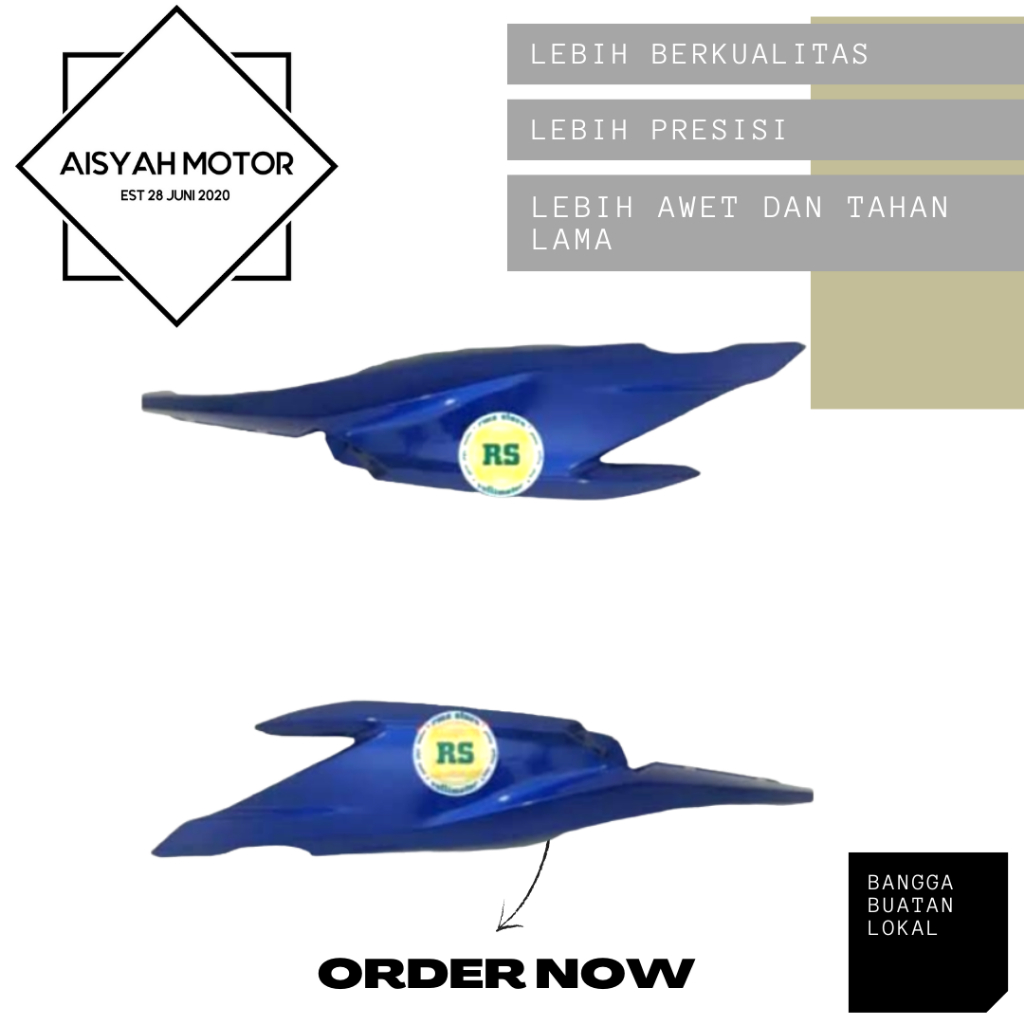 Bodi Honda Vario 125 FI CBS Warna Biru Tahun 2011