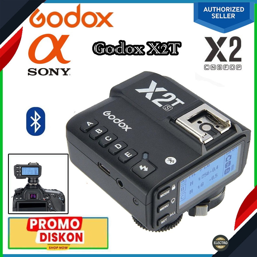 Godox X2t Sony Trigger Transmitter X2 T X 2T XT2 XT-2 X-2t HSS TTL