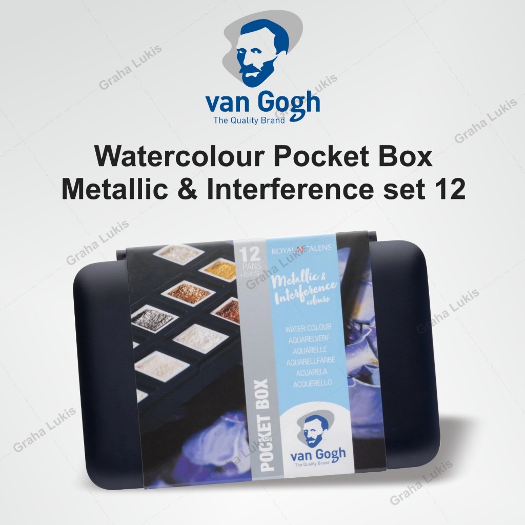 

Van Gogh Watercolour Metallic set 12