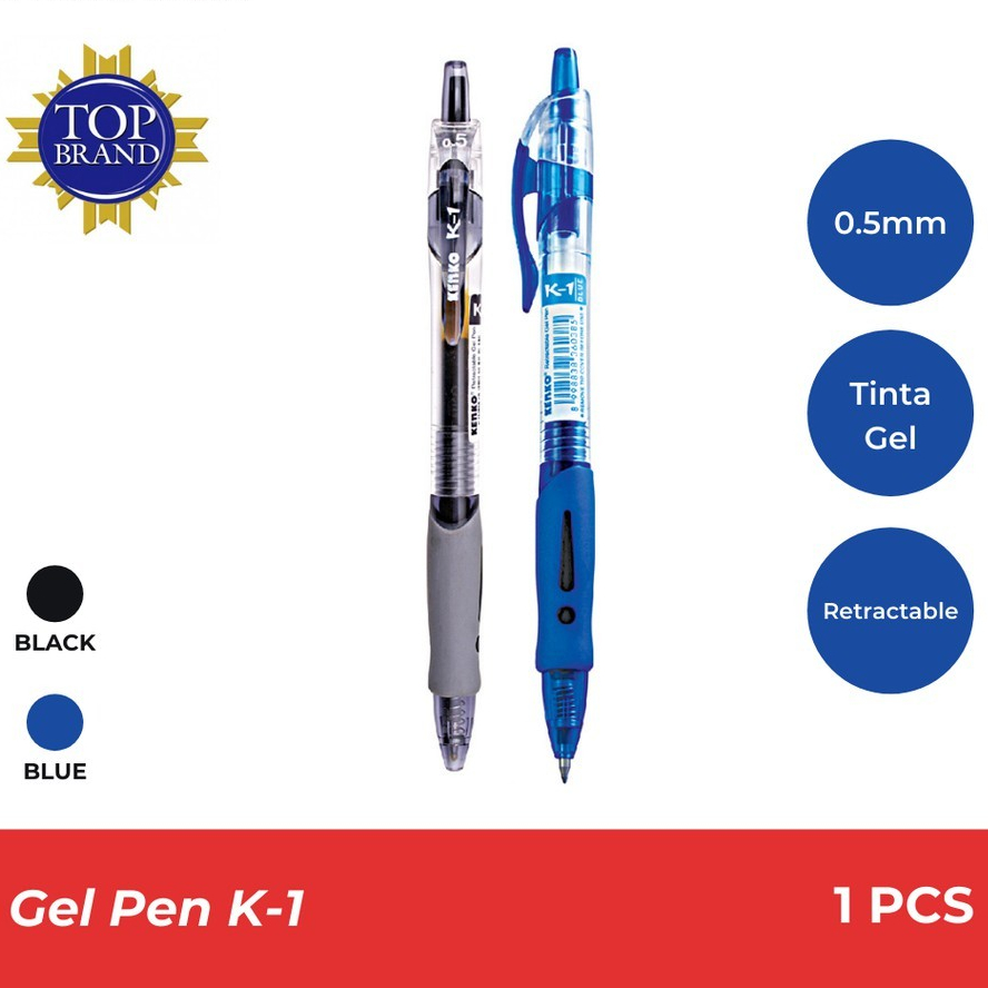 

ballpoint / pen kenko retractable gel k1