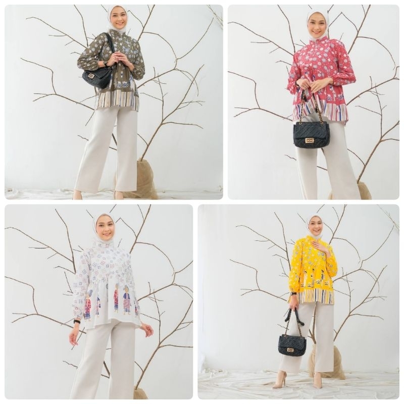 Baju batik wanita modern, Atasan Baju batik wanita Mbok jamu Bu tejo