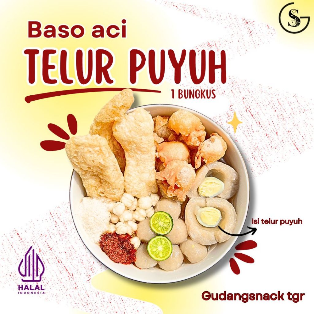 

1 Bungkus Baso Aci Telur Puyuh GudangSnack Tgr Hotpot Instan