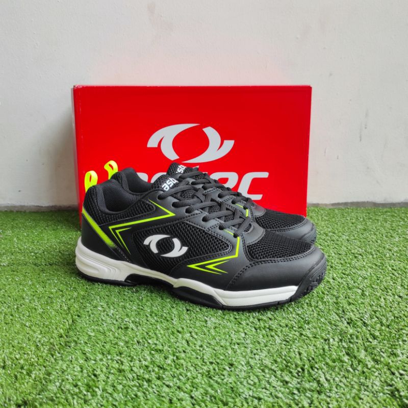 Sepatu Badminton Astec Haller Black Original