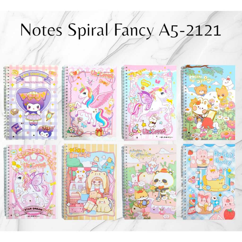 NOTES SPIRAL FANCY A5