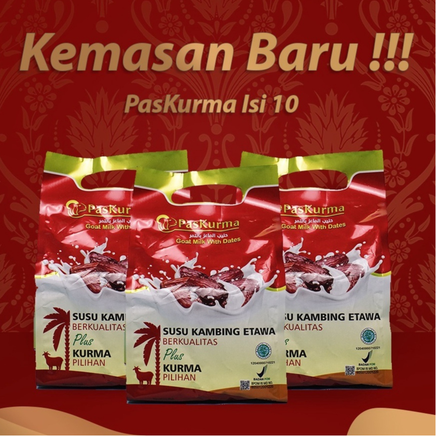 

Paskurma - Susu Kambing Etawa Plus Kurma Pilihan Isi 10 Sachet