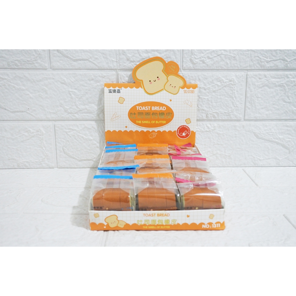 

Penghapus Toast Bread / Roti Tawar / Setip / Eraser