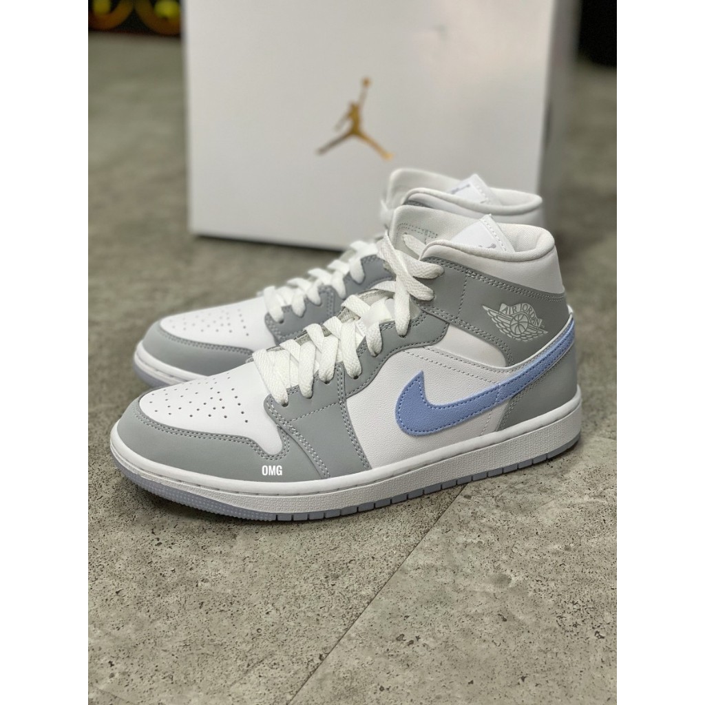 Air Jordan 1 Mid Wolf Grey W