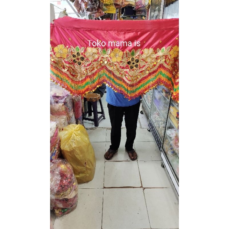 ondas bordir/tirai pelaminan bordir.