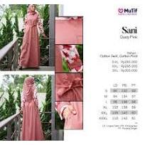 Gamis Sani Withered Rose - Mutif Sani Withered Rose || Baju Mutif Premium