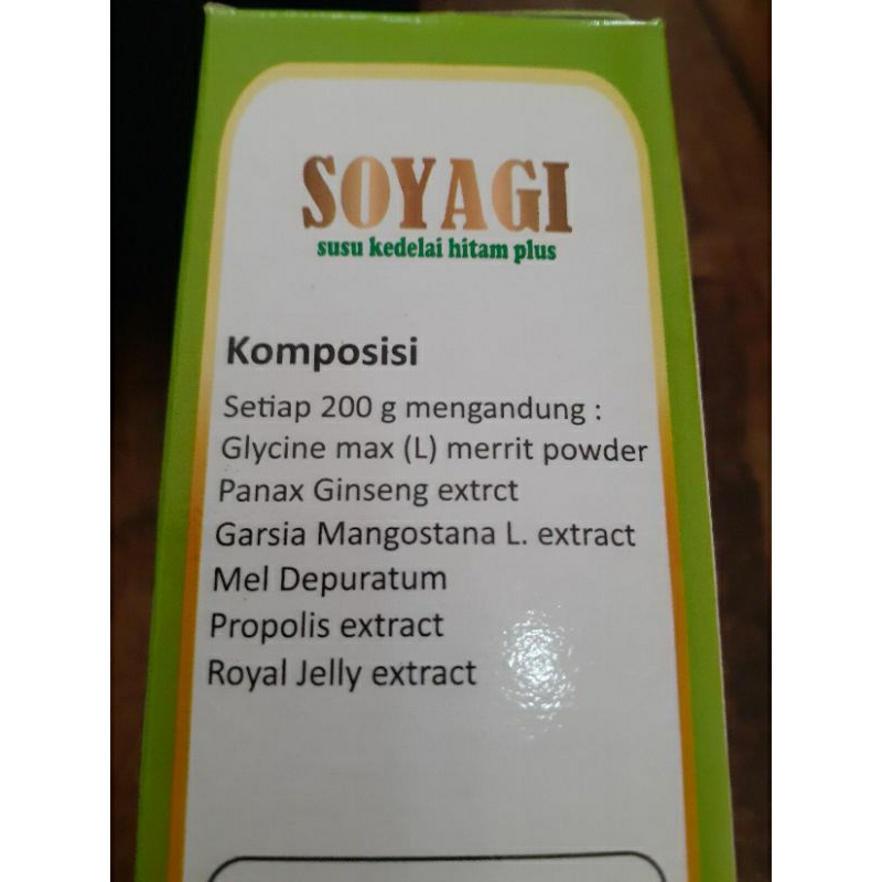 

susu kedelai hitam soyagi