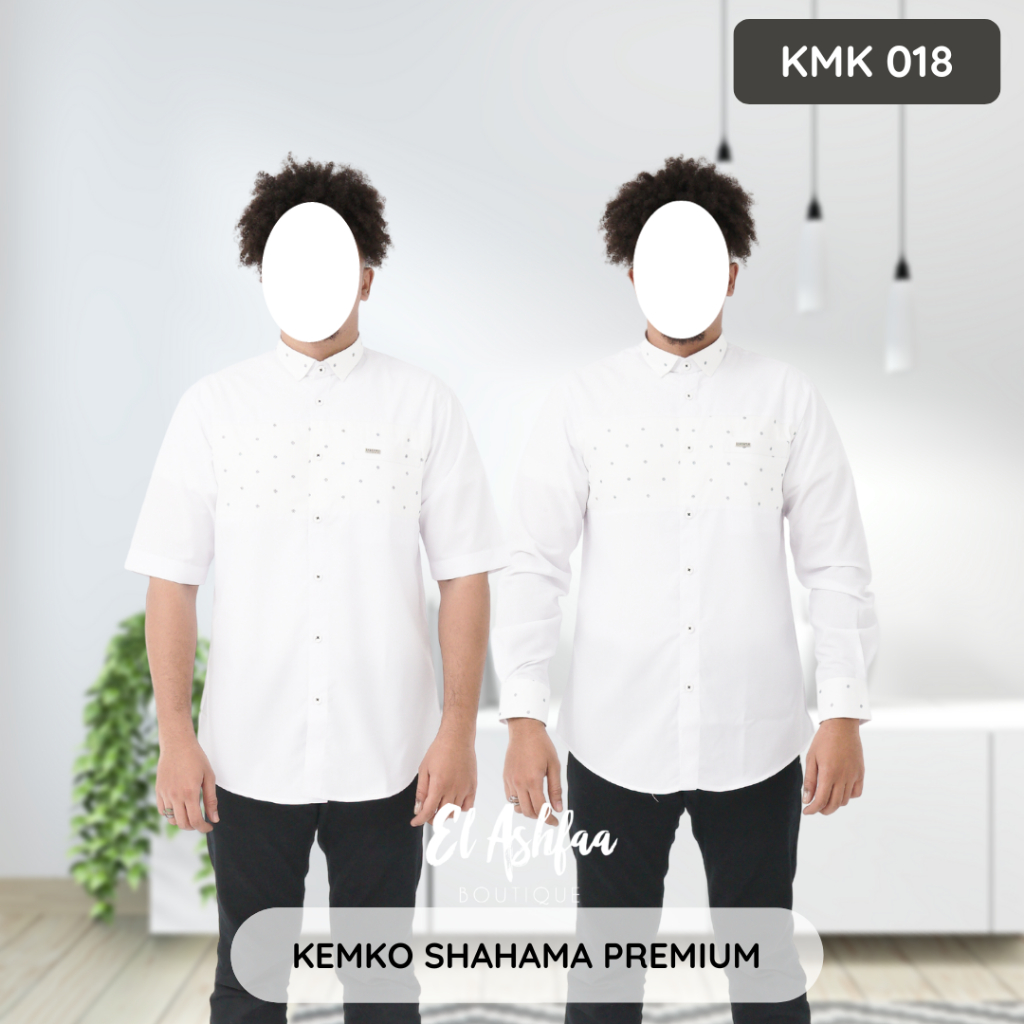 Kemko by Shahama | Kemeja Koko Shahama KMK-018 - El Ashfaa Boutique