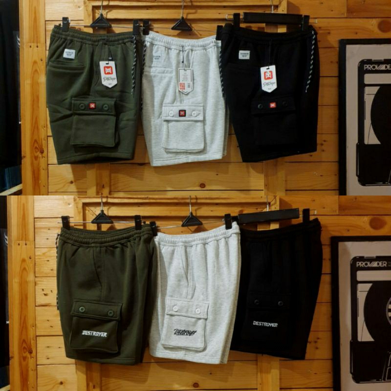 CELANA KARGO BAHAN TEBAL DESTROYER MODEL TERBARU ORIGINAL DISTRO - CELANA PENDEK SANTAI DISTRO DESTR