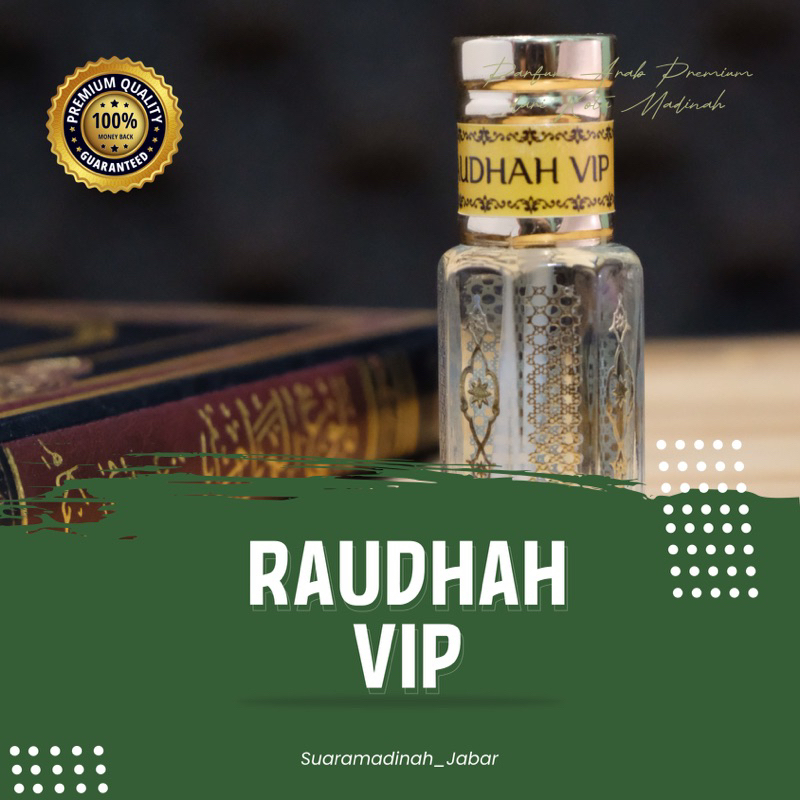 Parfum Raudhah VIP  Original Aroma Karpet Raudhah Masjid Nabawi Kota Madinah