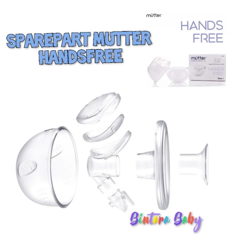 Sparepart Mutter Handsfree / Suku cadang corong pompa asi mutter handsfree