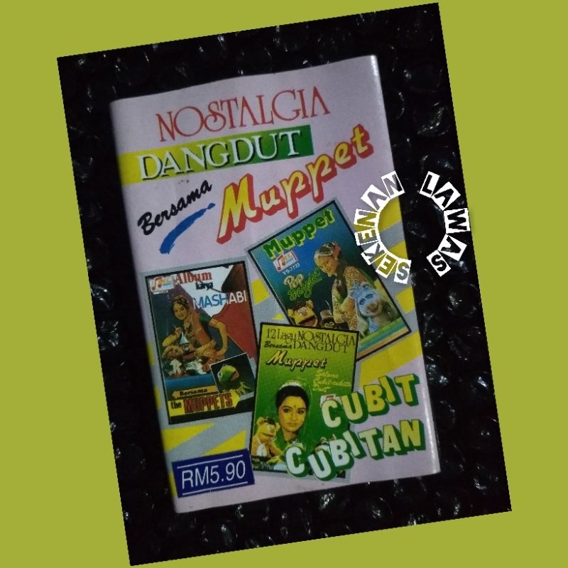 Kaset Nostalgia Dangdut Bersama Muppet /Rilisan Malaysia /Mulus