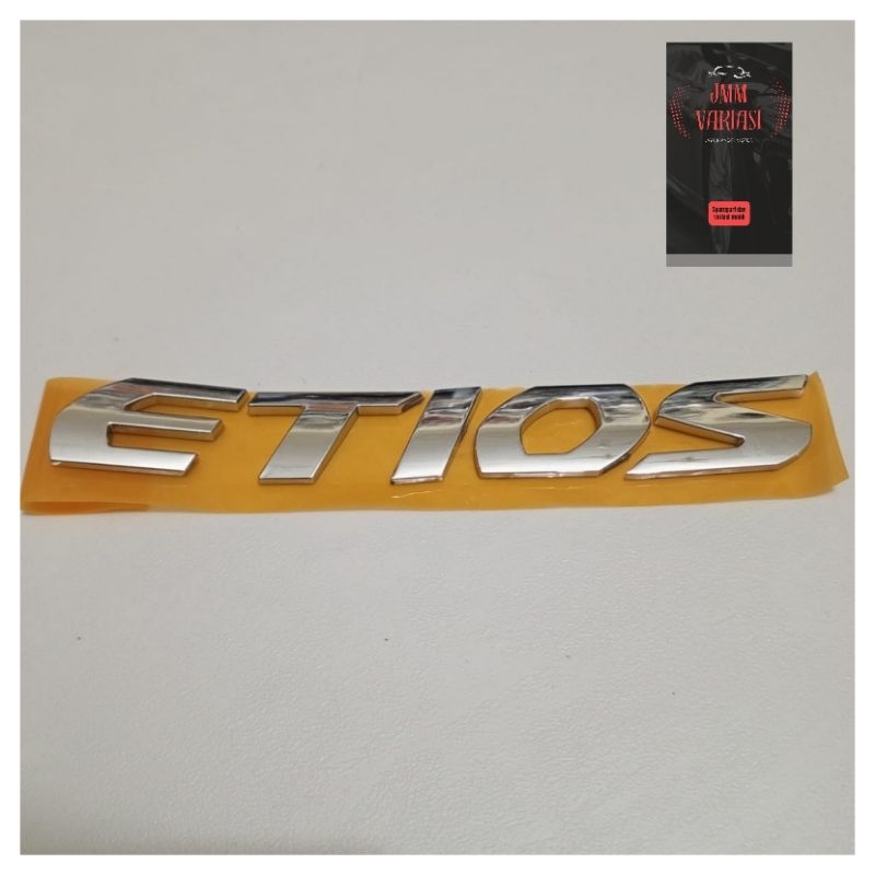 emblem Tulisan ETIOS Original