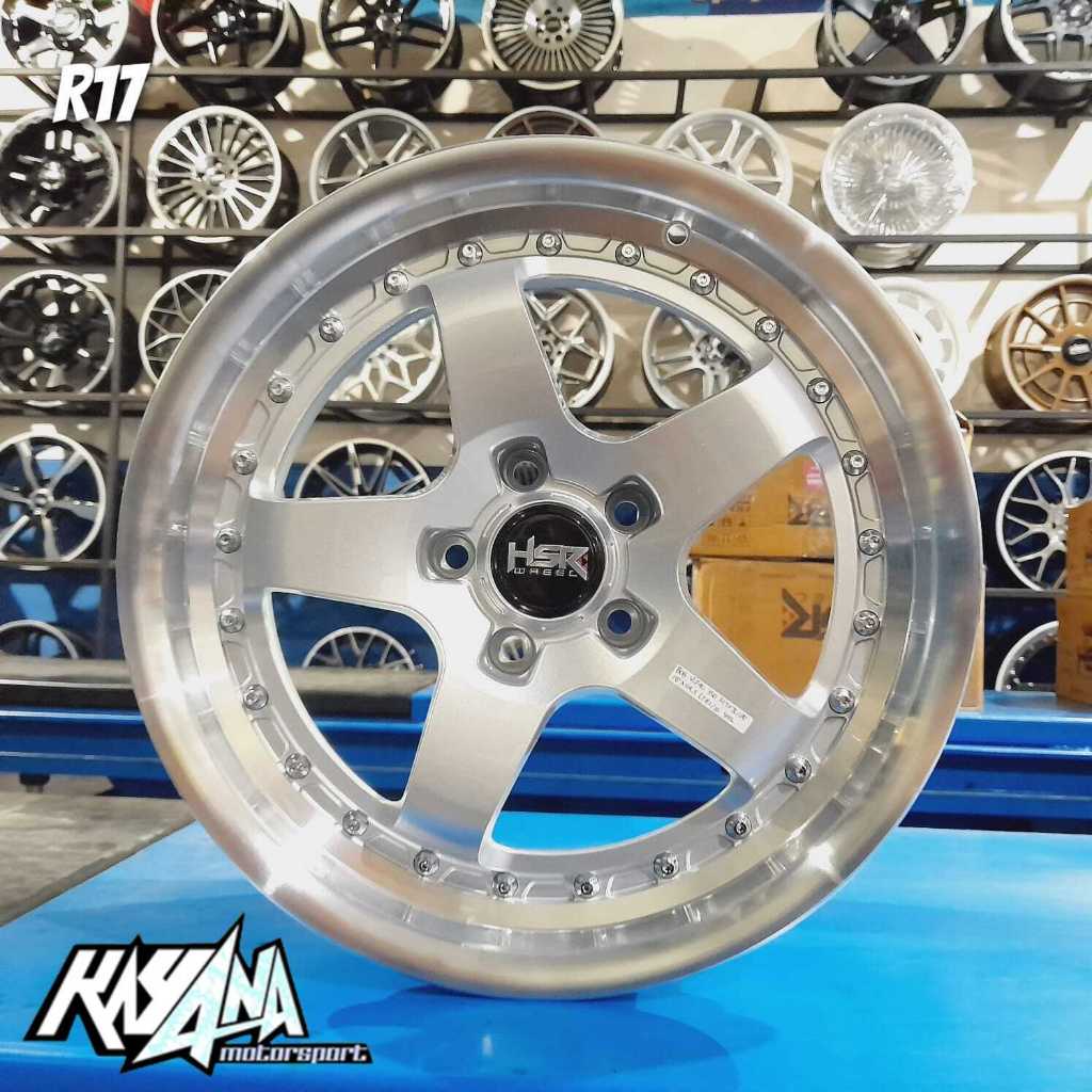 Velg Mobil Racing R17 Baut 5x114,3 Et42 Velg Mobil Ertiga Civic Innova Xfander Velg HSR Bob R17