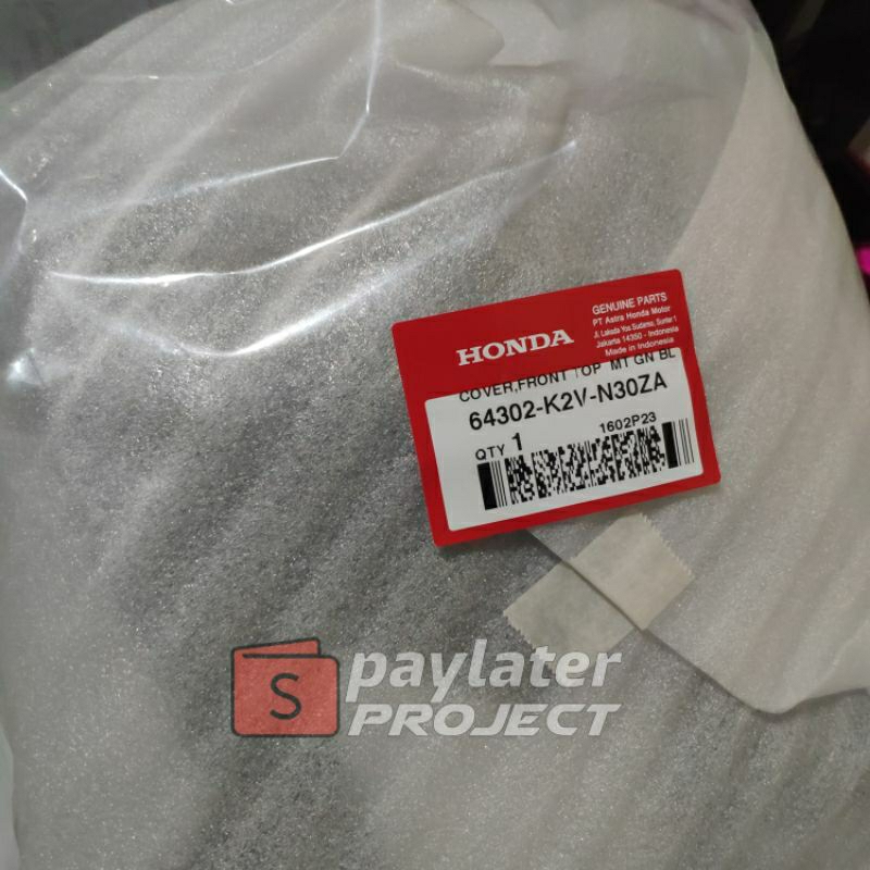Cover Plat Nomor Vario 125 2023 gen 2 kode part K2V