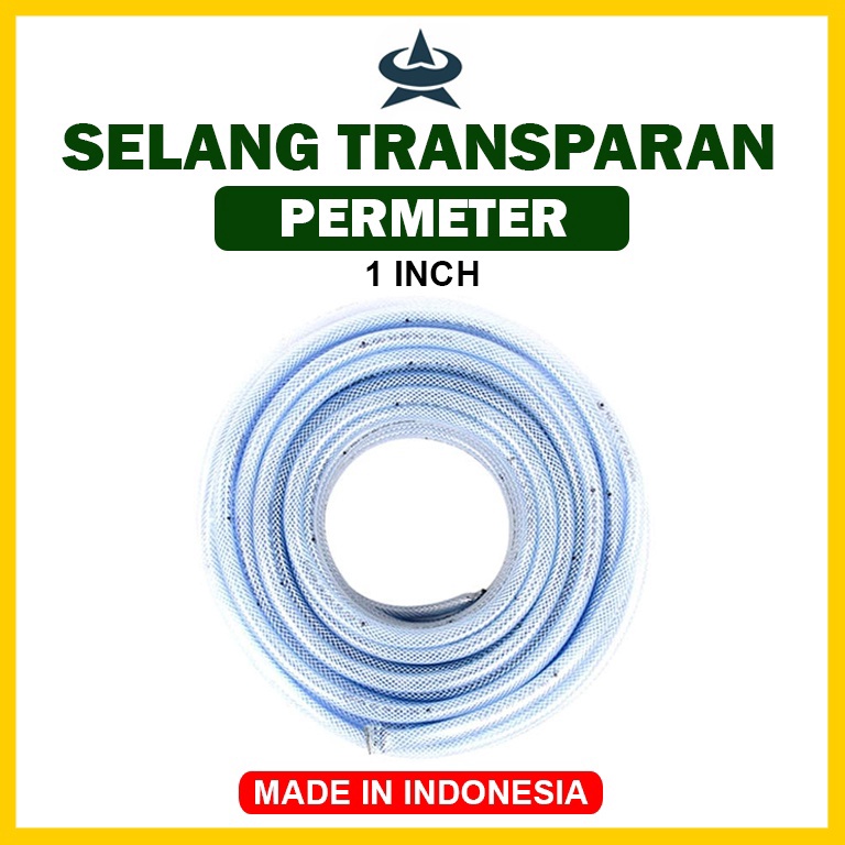 New event GEMUK Selang Air 1 Inchi  selang 1 inchi  Selang transparan Serat Tali 1  Selang Permeter 