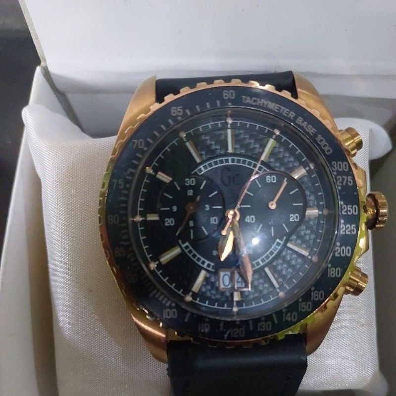 jam tangan Original swiss Chronograph GC preloved second bekas