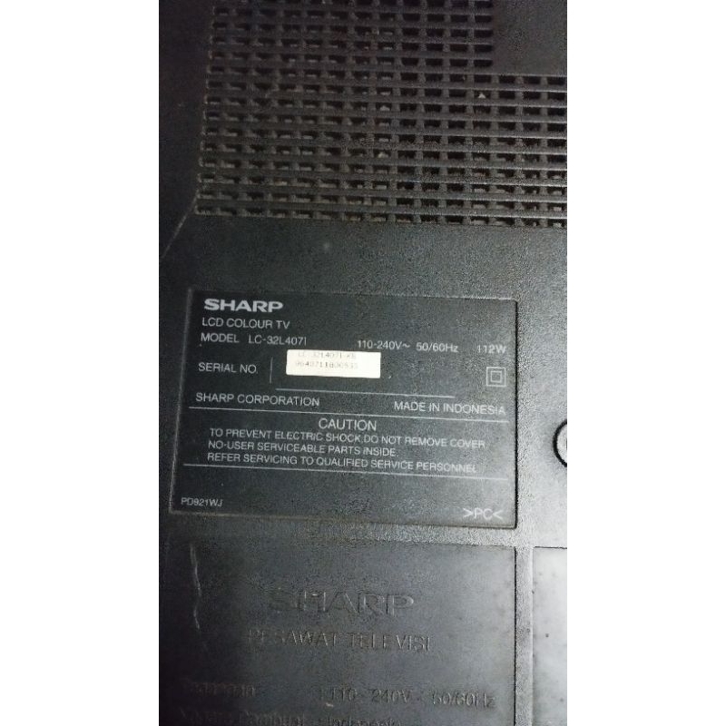 sharp LC-32L407i 32l407I
